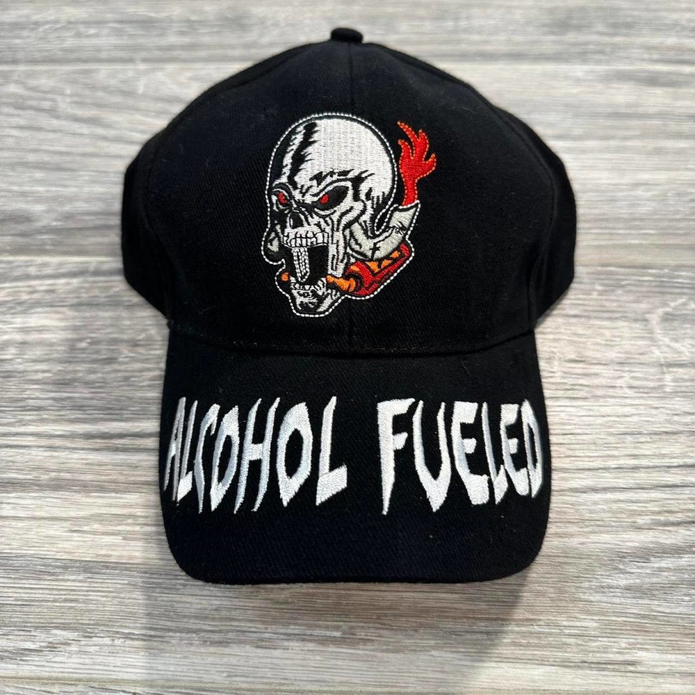 VTG Deadstock Steve Austin WWF Alcohol Fueled "Whoop Ass Machine" Black Hat